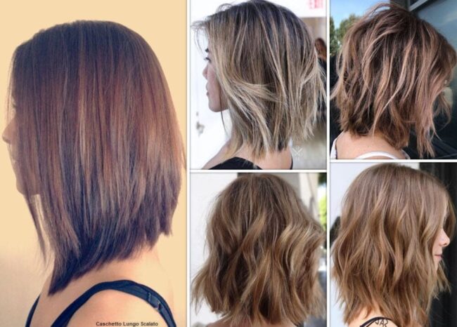 Caschetto Lungo Scalato *il Tuo Alleato di Stile Versatile* Capelli Medi 
