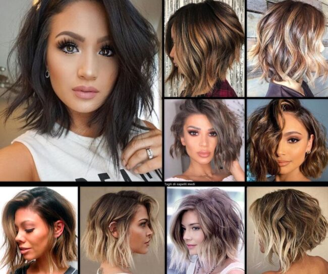 Tagli di Capelli Medi | *Guida Per Valorizzare il Tuo Stile!* Capelli Medi 