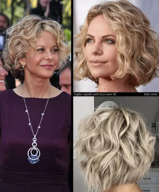 Taglio Capelli Corti Ricci Over 50 |  *Esalta La Tua Bellezza 2024!* Taglio Capelli 