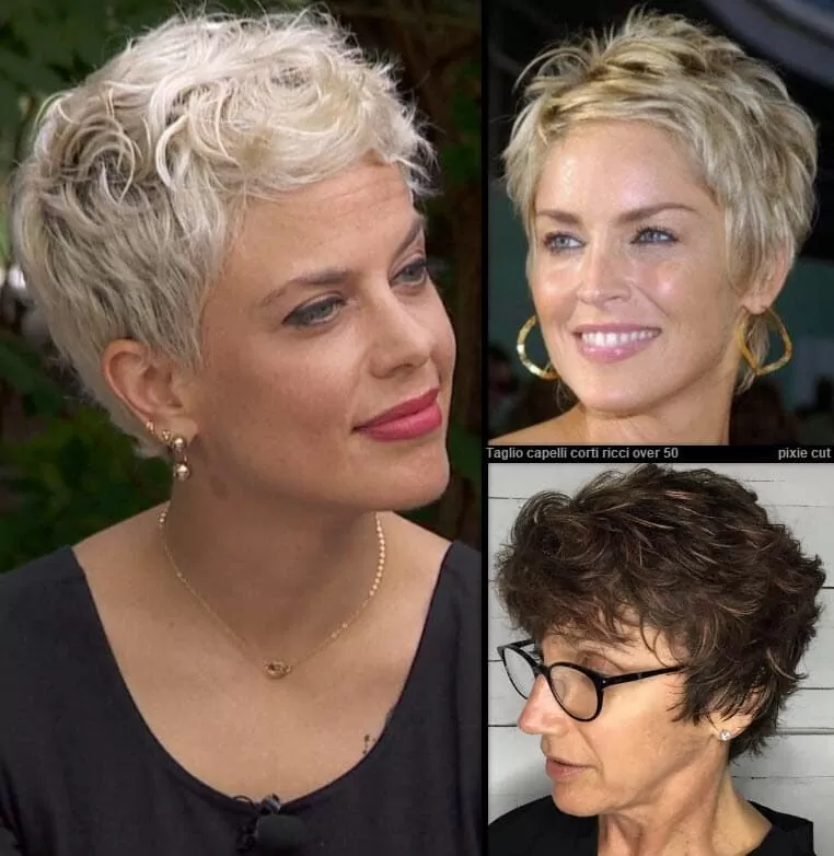 Taglio Capelli Corti Ricci Over 50 |  *Esalta La Tua Bellezza 2024!* Taglio Capelli 