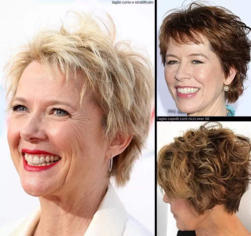 Taglio Capelli Corti Ricci Over 50 |  *Esalta La Tua Bellezza 2024!* Taglio Capelli 