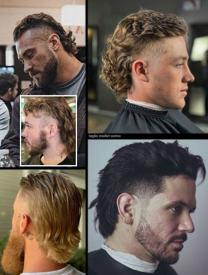 Mullet Uomo | *Rivivi L'audacia Degli Anni '80!* **2024** Capelli Uomo 