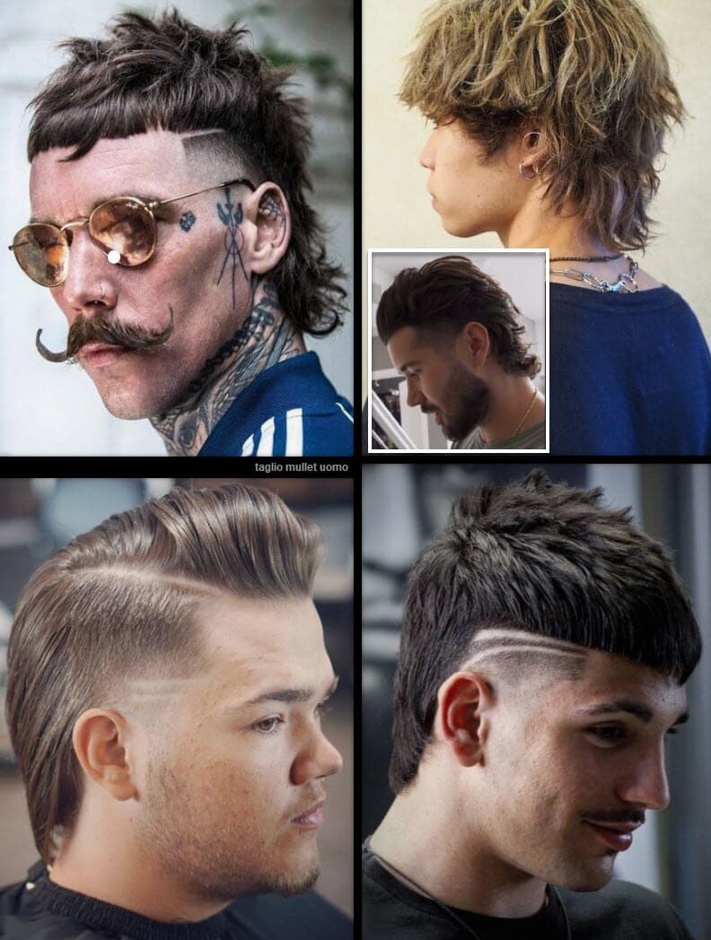 Mullet Uomo | *Rivivi L'audacia Degli Anni '80!* **2024** Capelli Uomo 