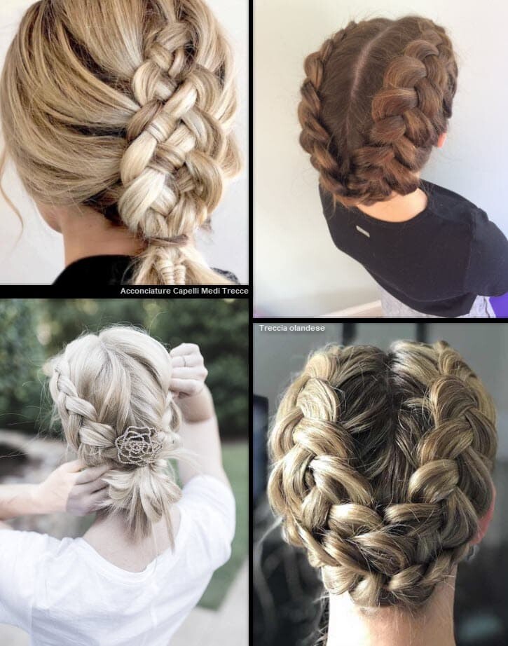 Acconciature Capelli Medi Trecce ð *il Look Che ti Stupirà!* Capelli Medi 