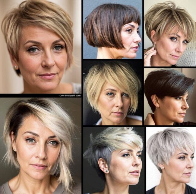 Over 50 Capelli Corti | Rivoluzione di Bellezza e Stile!" Capelli Corti 