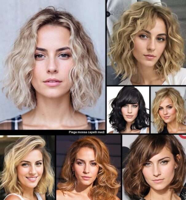 Piega Mossa Capelli Medi | Guida Alla Perfetta Acconciatura Chic! Capelli Medi 