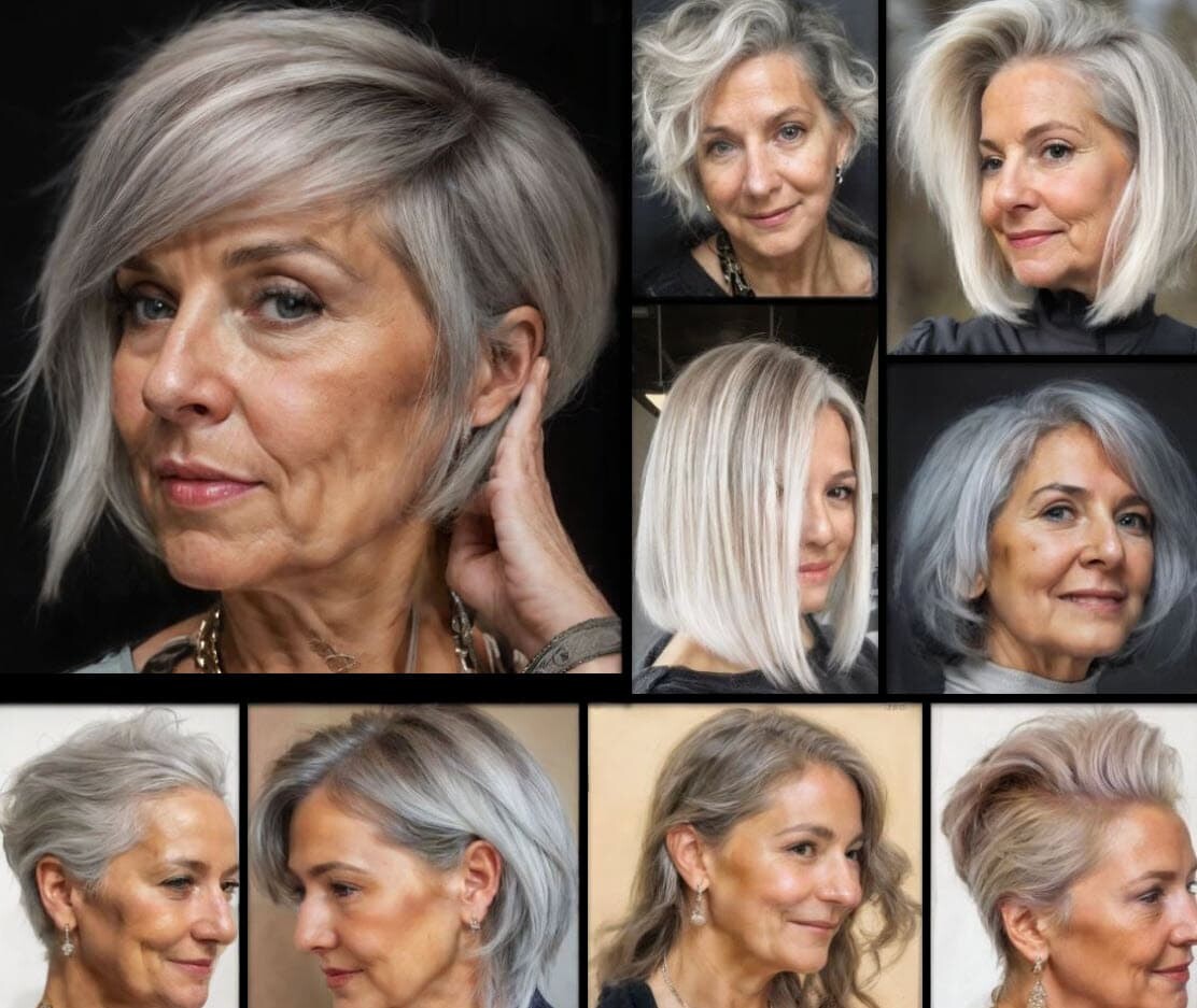 Tagli Capelli Grigi Over 60 (Valorizza la Tua Bellezza Naturale!) Taglio Capelli 