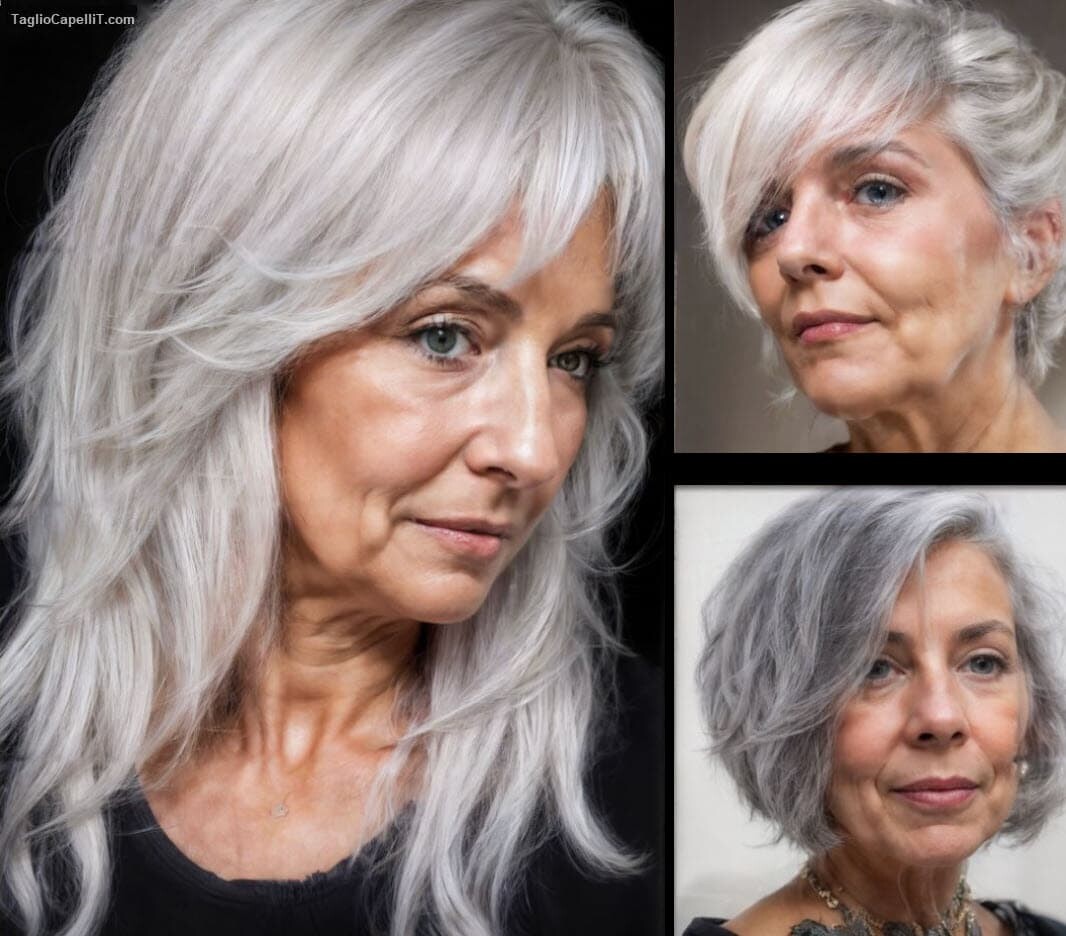 Tagli Capelli Grigi Over 60 (Valorizza la Tua Bellezza Naturale!) Taglio Capelli 