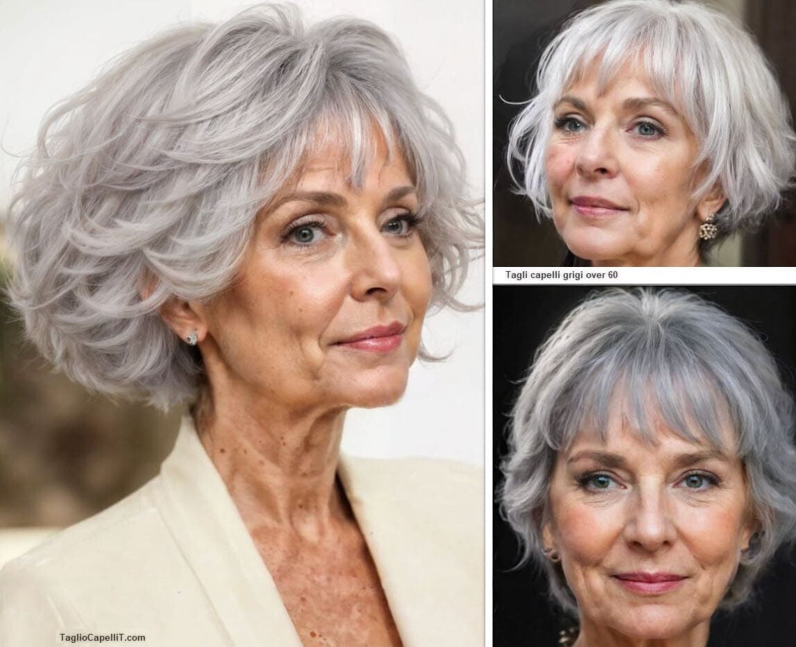 Tagli Capelli Grigi Over 60 (Valorizza la Tua Bellezza Naturale!) Taglio Capelli 