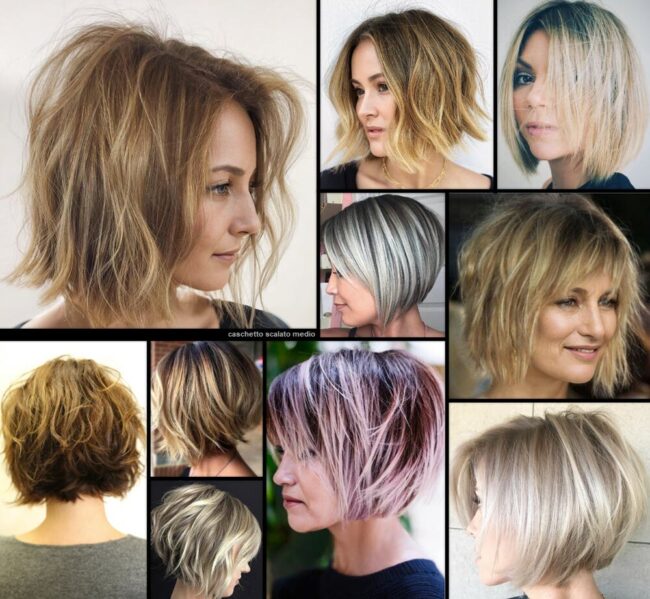 Caschetto Scalato Medio | *Rivoluziona il Tuo Stile Ora!* Capelli Medi 