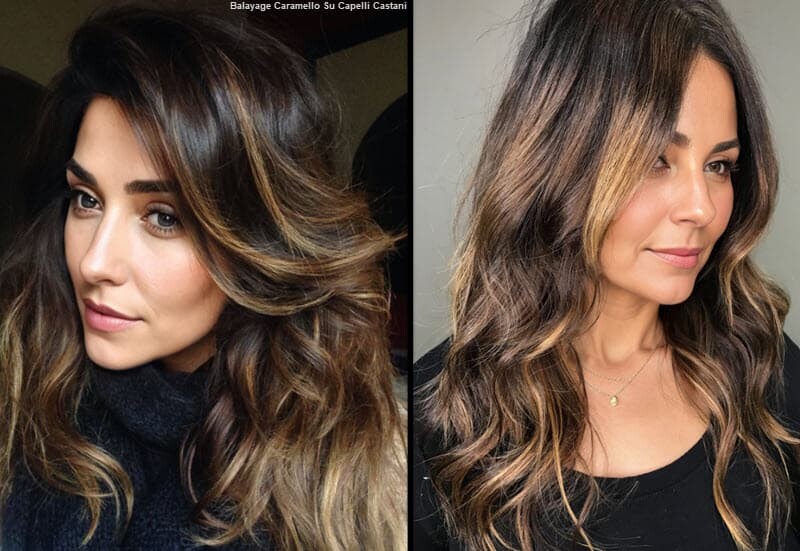 Balayage Caramello Su Capelli Castani (Rivoluziona il tuo Look!) Taglio Capelli 