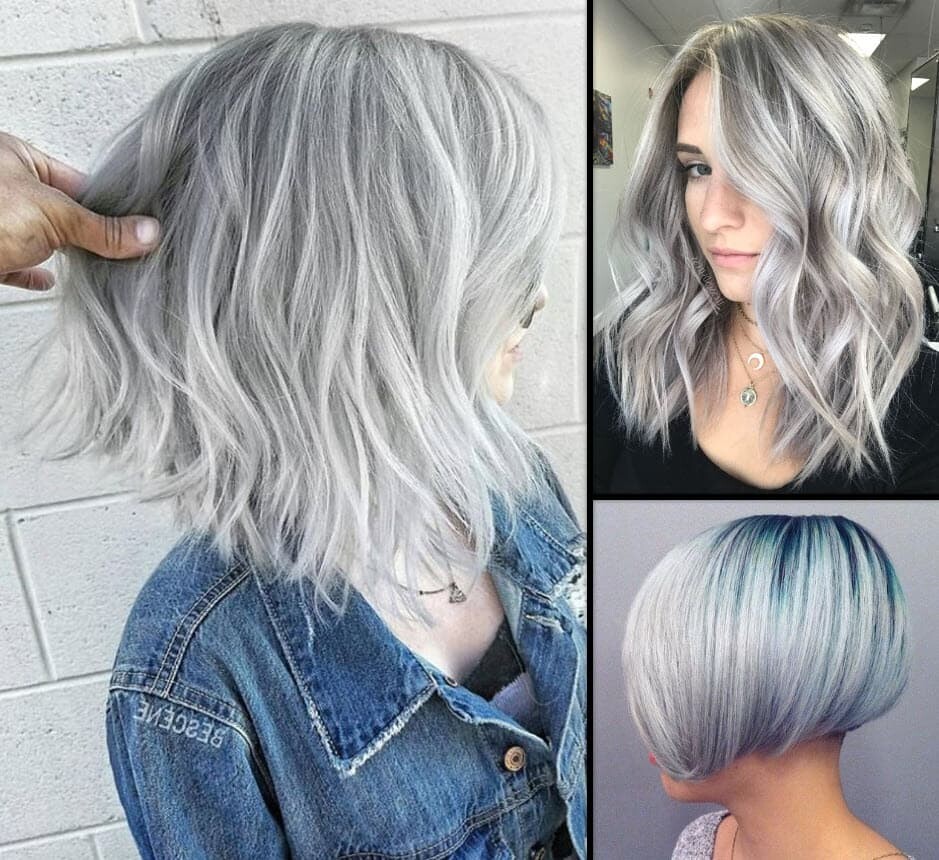 Capelli Grigio Argento (La Nuova Tendenza Che Stupisce Tutti) Taglio Capelli 