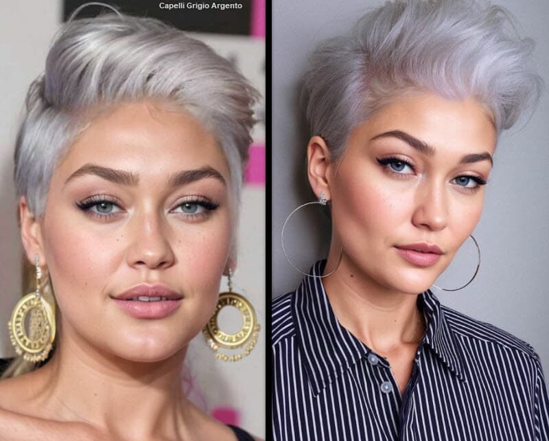 Capelli Grigio Argento (La Nuova Tendenza Che Stupisce Tutti) Taglio Capelli 