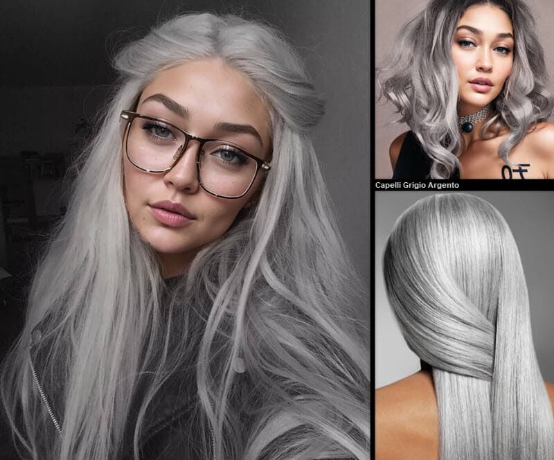 Capelli Grigio Argento (La Nuova Tendenza Che Stupisce Tutti) Taglio Capelli 