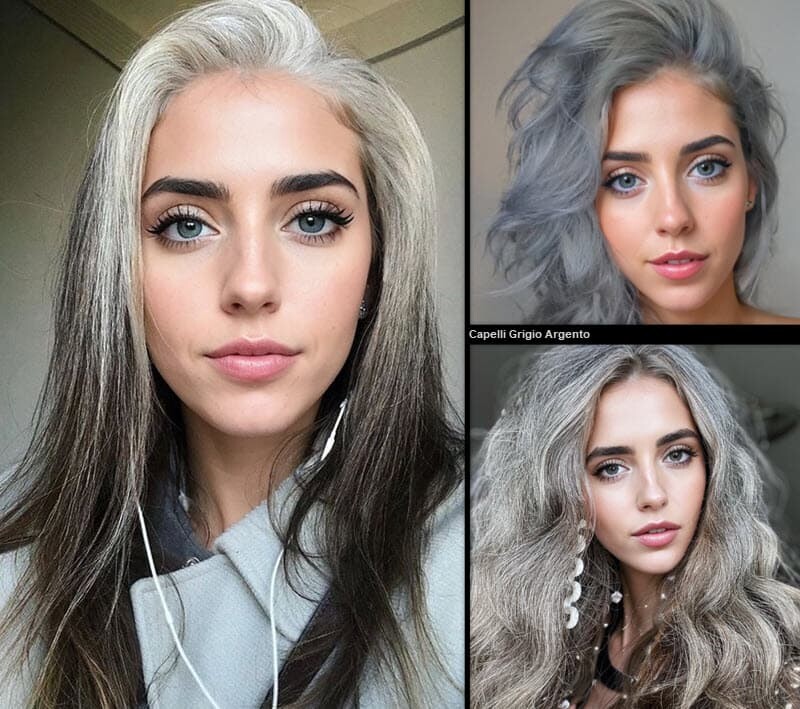 Capelli Grigio Argento (La Nuova Tendenza Che Stupisce Tutti) Taglio Capelli 