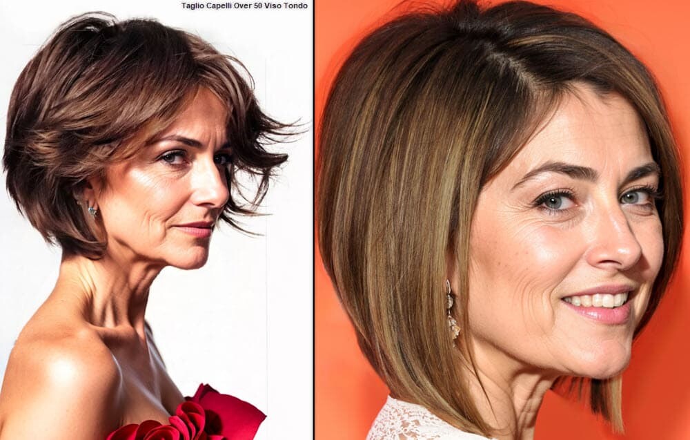 Taglio Capelli Over 50 Viso Tondo | Il Tuo Nuovo Look Affascinante Taglio Capelli 