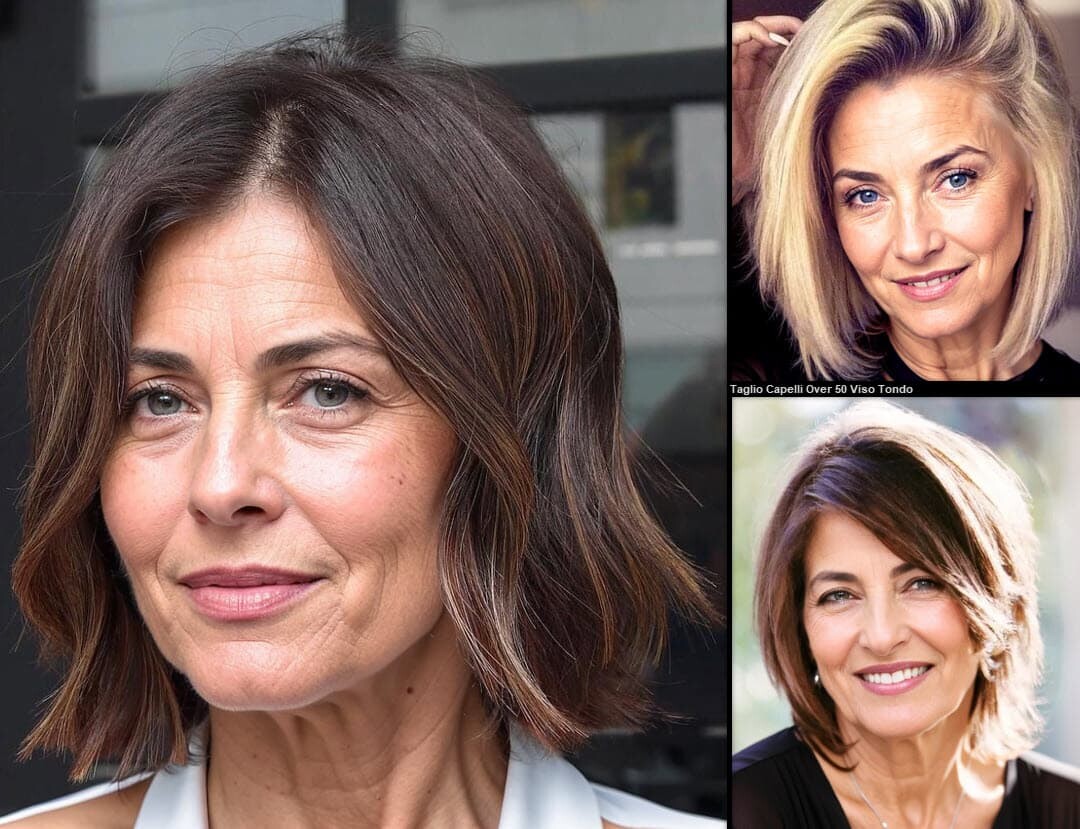 Taglio Capelli Over 50 Viso Tondo | Il Tuo Nuovo Look Affascinante Taglio Capelli 