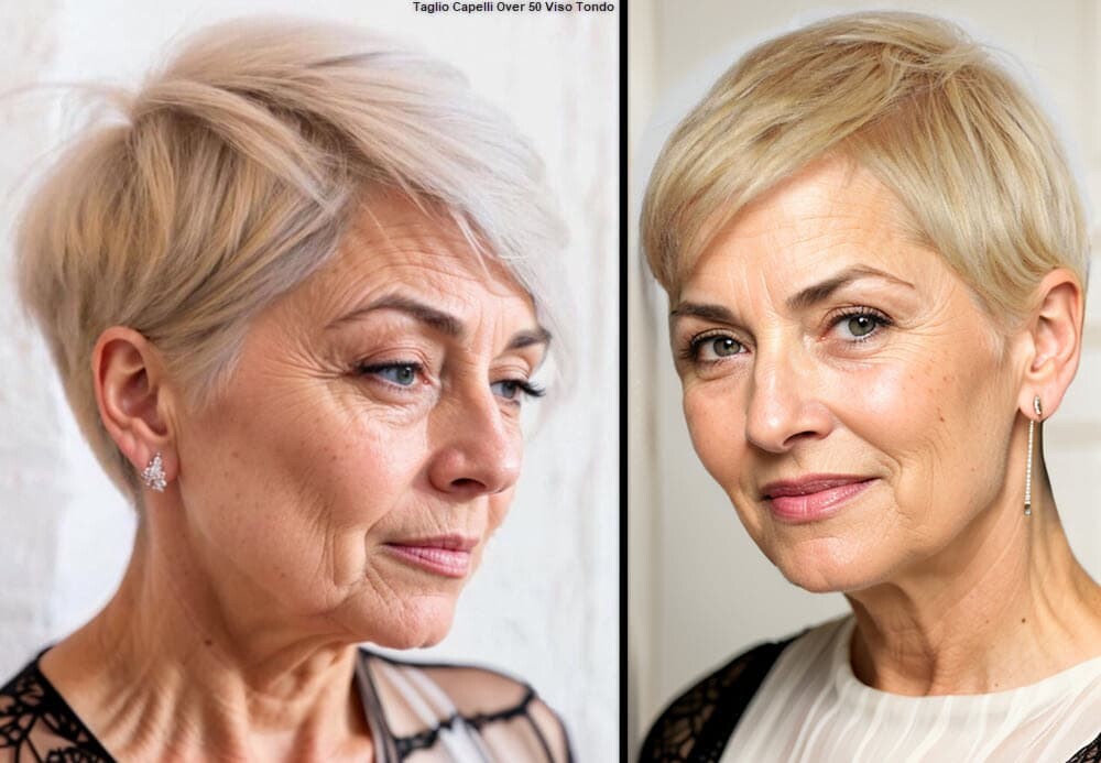 Taglio Capelli Over 50 Viso Tondo | Il Tuo Nuovo Look Affascinante Taglio Capelli 