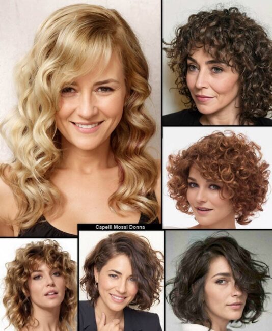 Capelli Mossi Donna 2024 (Scopri i Tagli e Stili più Alla Moda) Taglio Capelli 