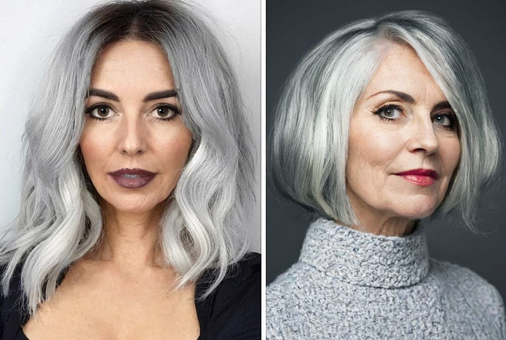 Capelli Grigio Argento (La Nuova Tendenza Che Stupisce Tutti) Taglio Capelli 