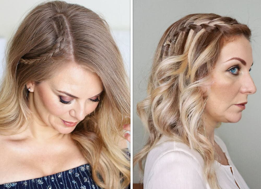 Trecce Davanti Con Capelli Sciolti (Trasforma il Tuo Stile Ora!) Capelli Donna 